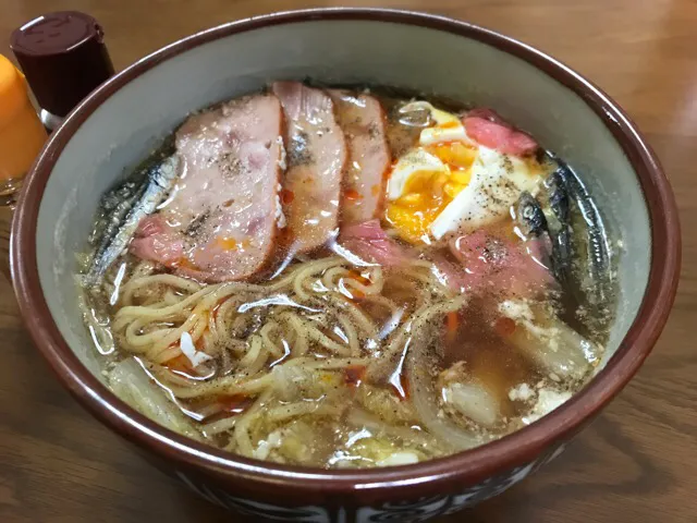 ラ王🍜、醤油味❗️(๑╹ω╹๑ )✨|サソリさん