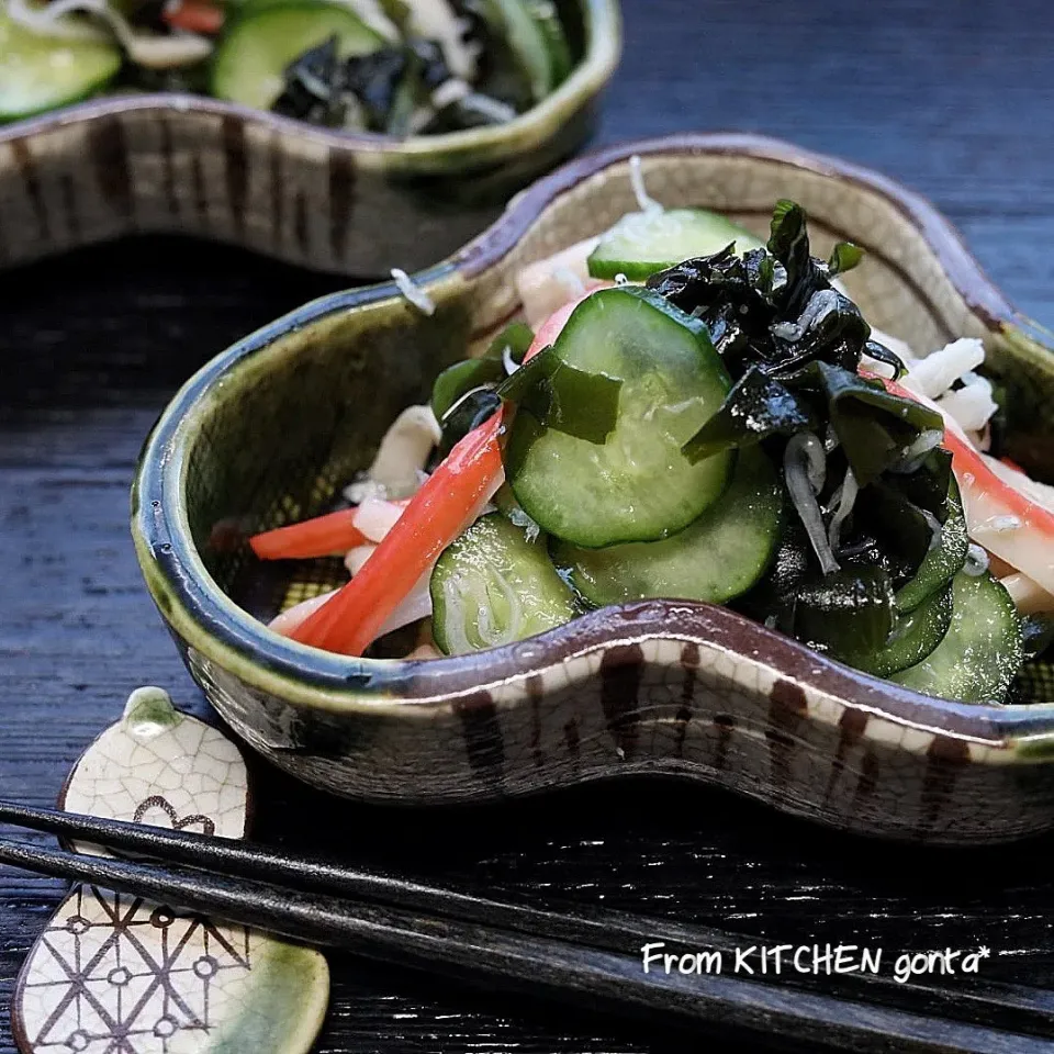 高知県産きゅうり🥒と囲しょうがで作る✨基本‼️きゅうりの酢の物|gonta*さん