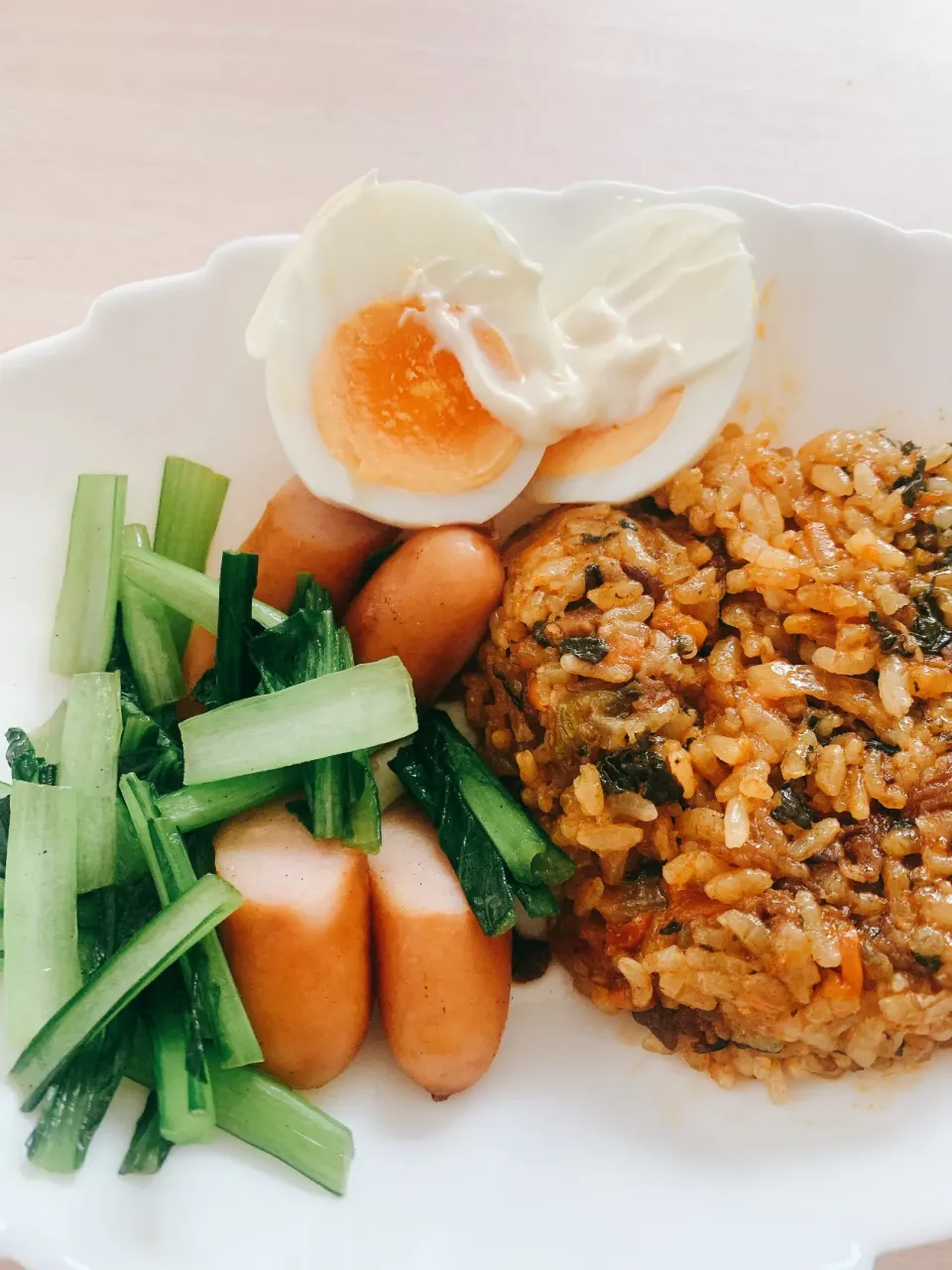 残り物で昼ごはん🍚|Satokoさん