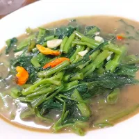 Kangkung Tumis dengan Cabe Terasi...|Brigitte Lieさん