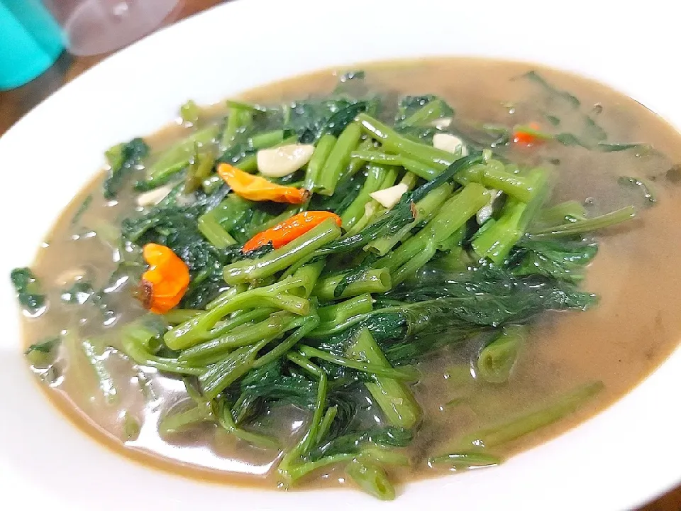 Kangkung Tumis dengan Cabe Terasi...|Brigitte Lieさん