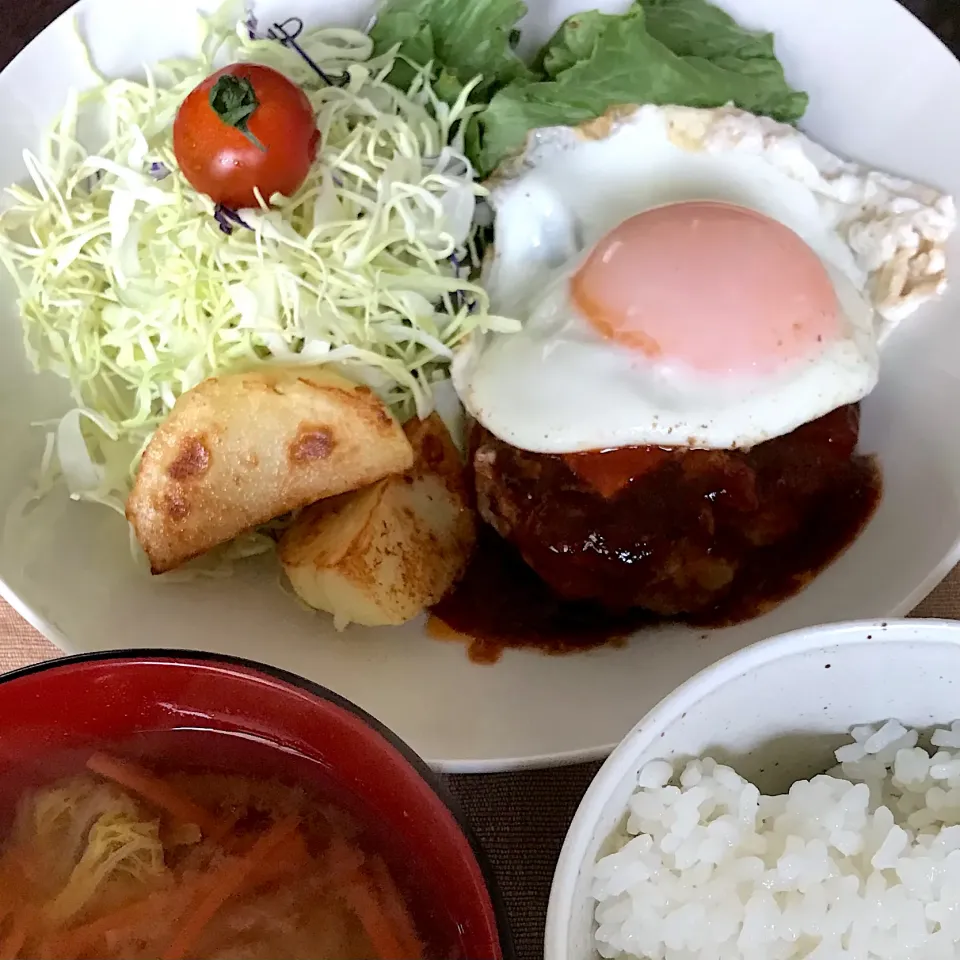 ハンバーグ定食|純さん