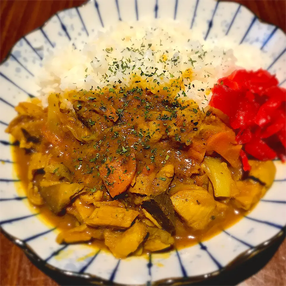 新玉ねぎともつのカレー|deekay71さん