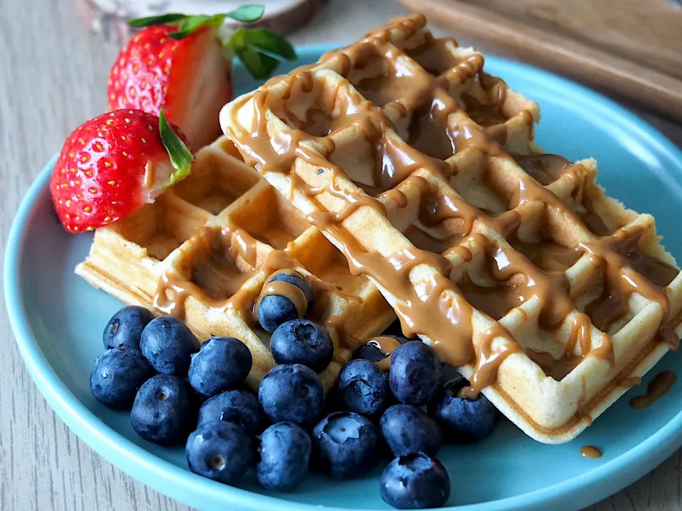 Waffles with Lotus spread|Misstyさん