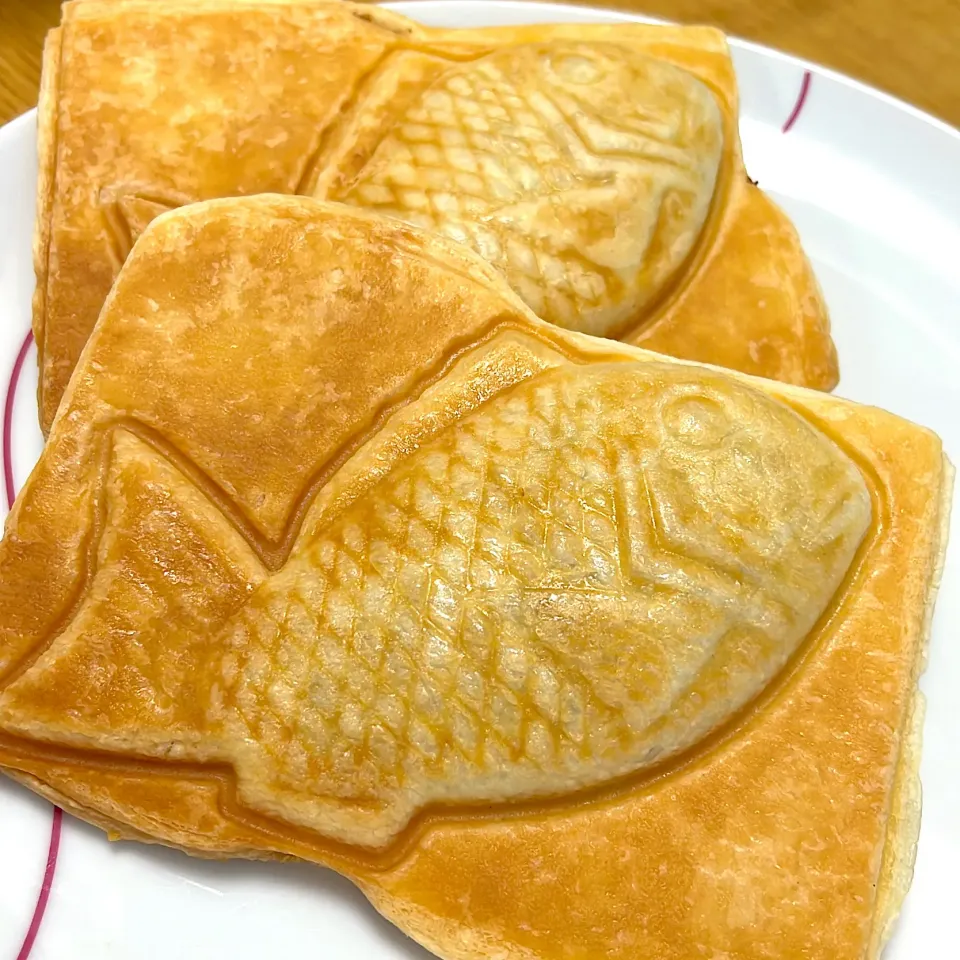 Snapdishの料理写真:クロワッサンたいやき🐟|さつまいもさん