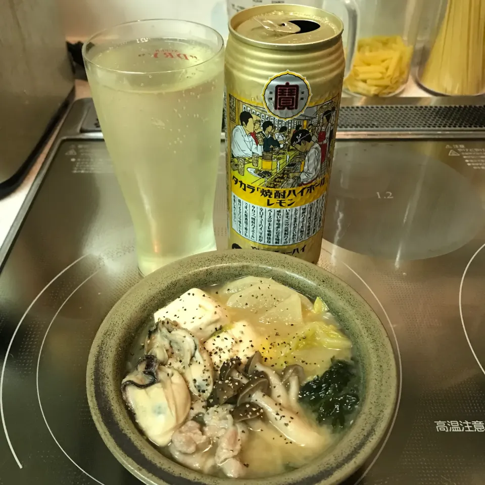 いただきモノのハイボールで家飲み|sanaeさん