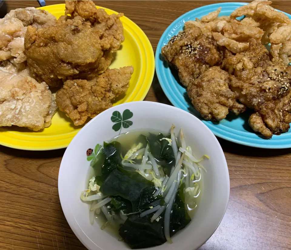 Snapdishの料理写真:2月19日夜は唐揚げ|とももさん