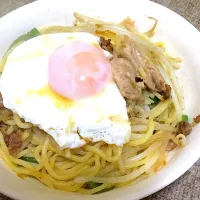 Snapdishの料理写真:鶏はらみ塩焼きそば😊|ちゃびきゅさん