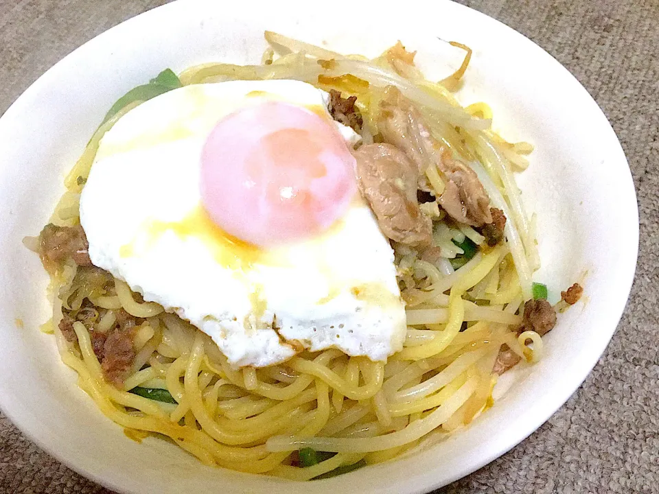 鶏はらみ塩焼きそば😊|ちゃびきゅさん