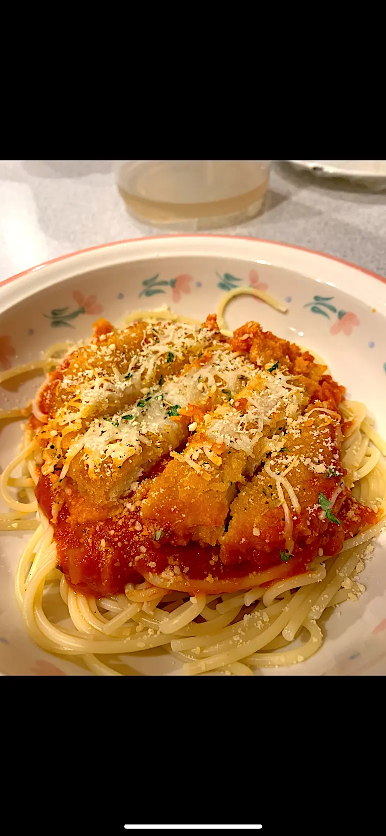 チキンカツ&スパゲティ*ミラノ風// chicken milanese with spaghetti |Kazumiさん