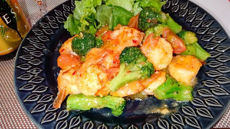 ガーリックシュリンプ🦐|オレンジチョコさん