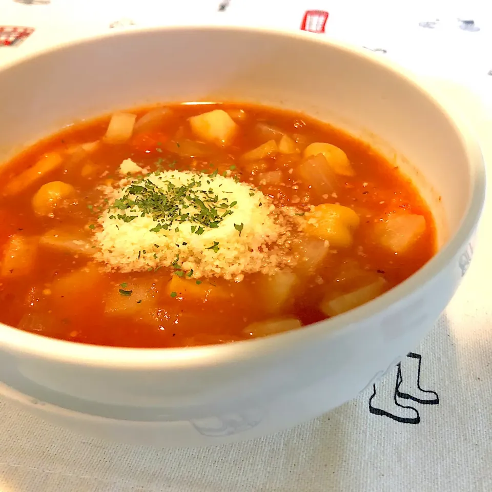 ひよこ豆とトマトのスープ|Chiaki Kobayashiさん