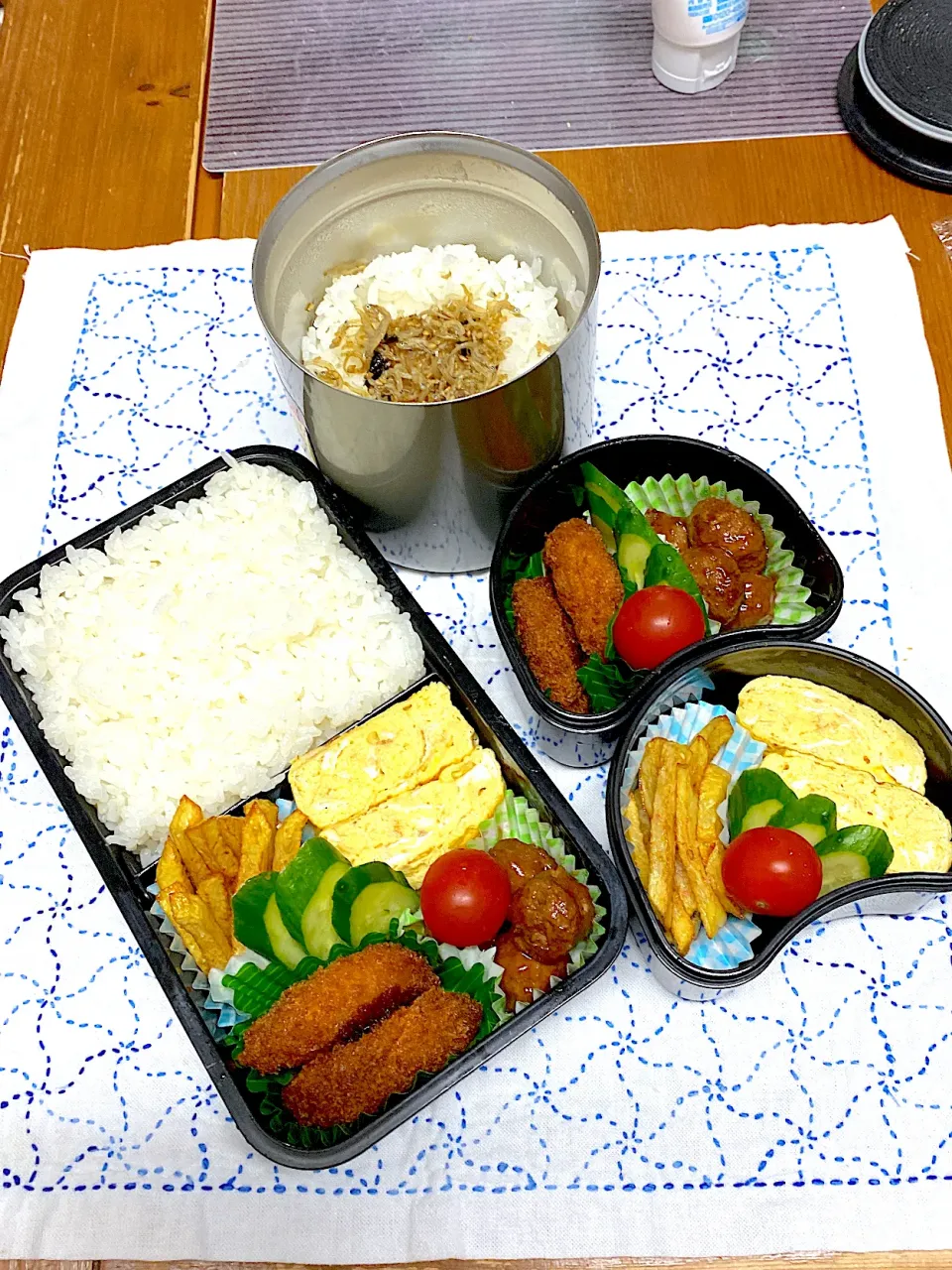 2月21日月曜日カニクリームコロッケコロッケ弁当|アッキーさん