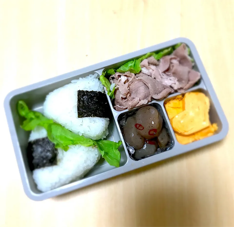 JK1弁当🍱〜豚しゃぶ・玉子焼き・こんにゃく煮|華恋さん