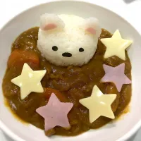 Snapdishの料理写真:すみっコぐらしカレー|kyoraitaiさん