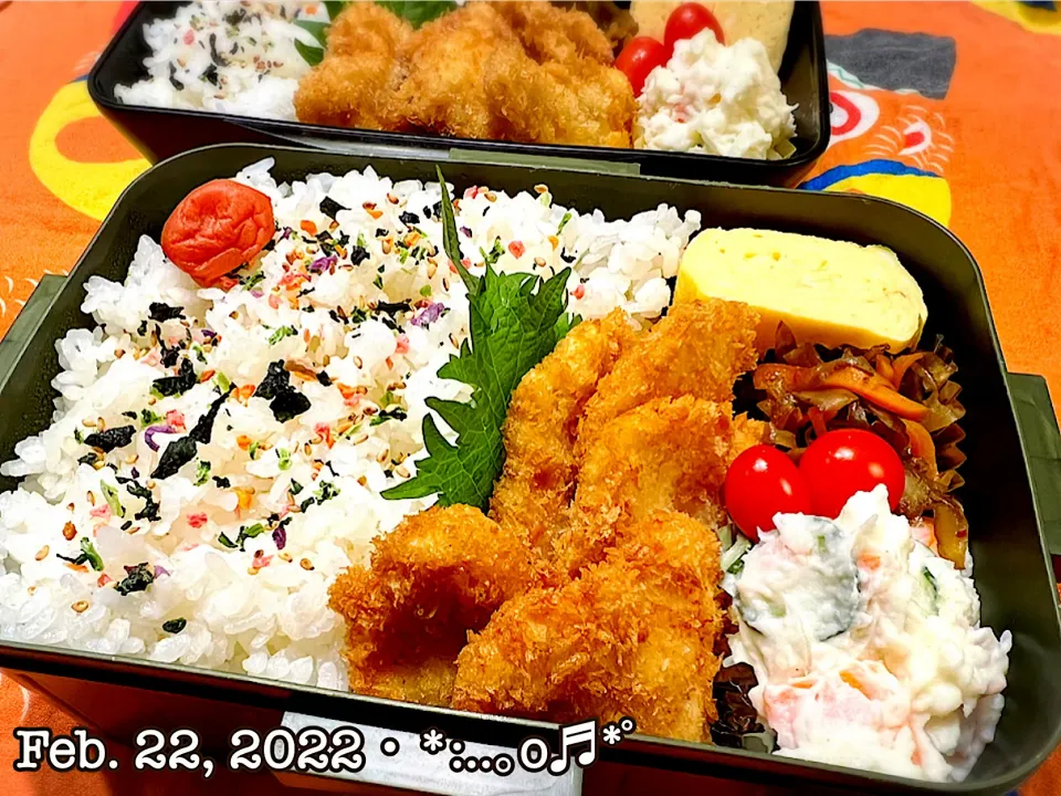 Snapdishの料理写真:2022/02/22お弁当〜♡|いく❤️さん