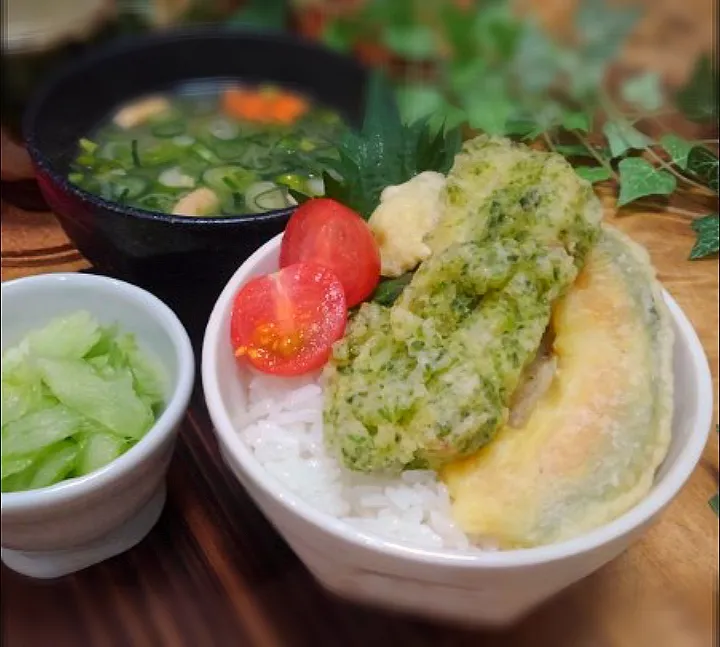 ミニ天丼|くまちゃんさん