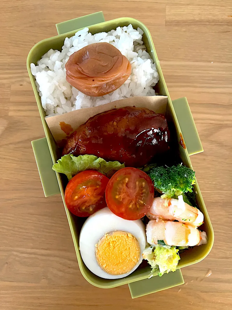 Snapdishの料理写真:おからハンバーグ弁当🍱|ちっくんさん