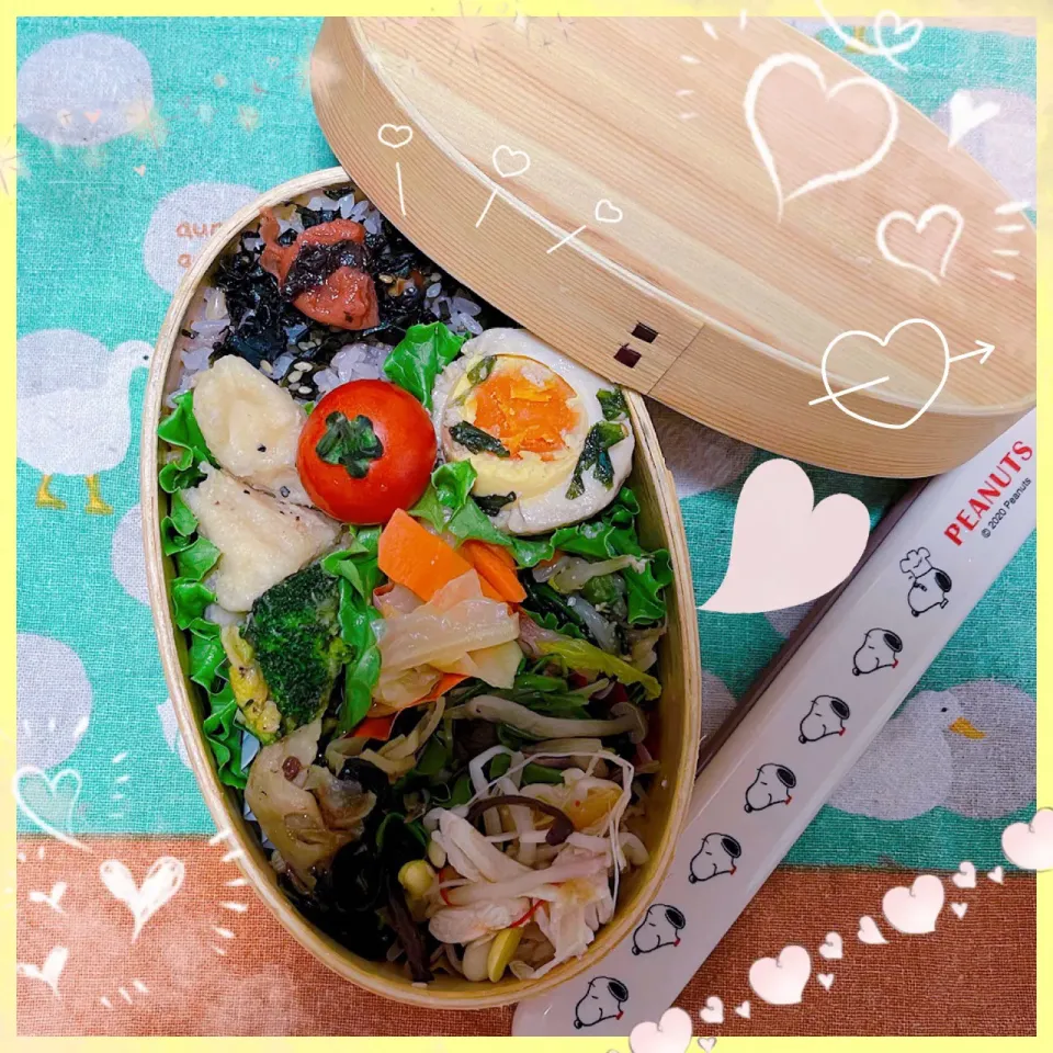 ２／２２ ｔｕｅ 鶏胸肉の味噌照り焼き弁当🍴|rinaronarさん