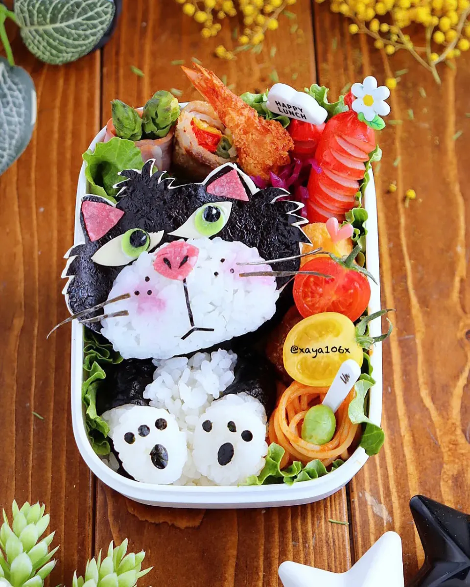 スーパー猫の日｢ルシファー｣弁当|あーたんさん