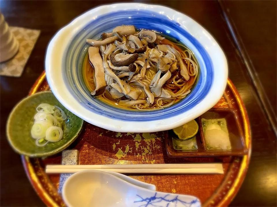 きのこの冷たいお蕎麦|まあやさん