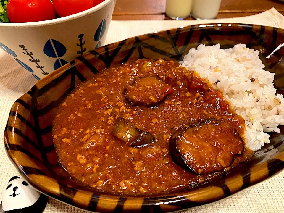 豚ひき肉と茄子のトマトカレー|Hiropanさん