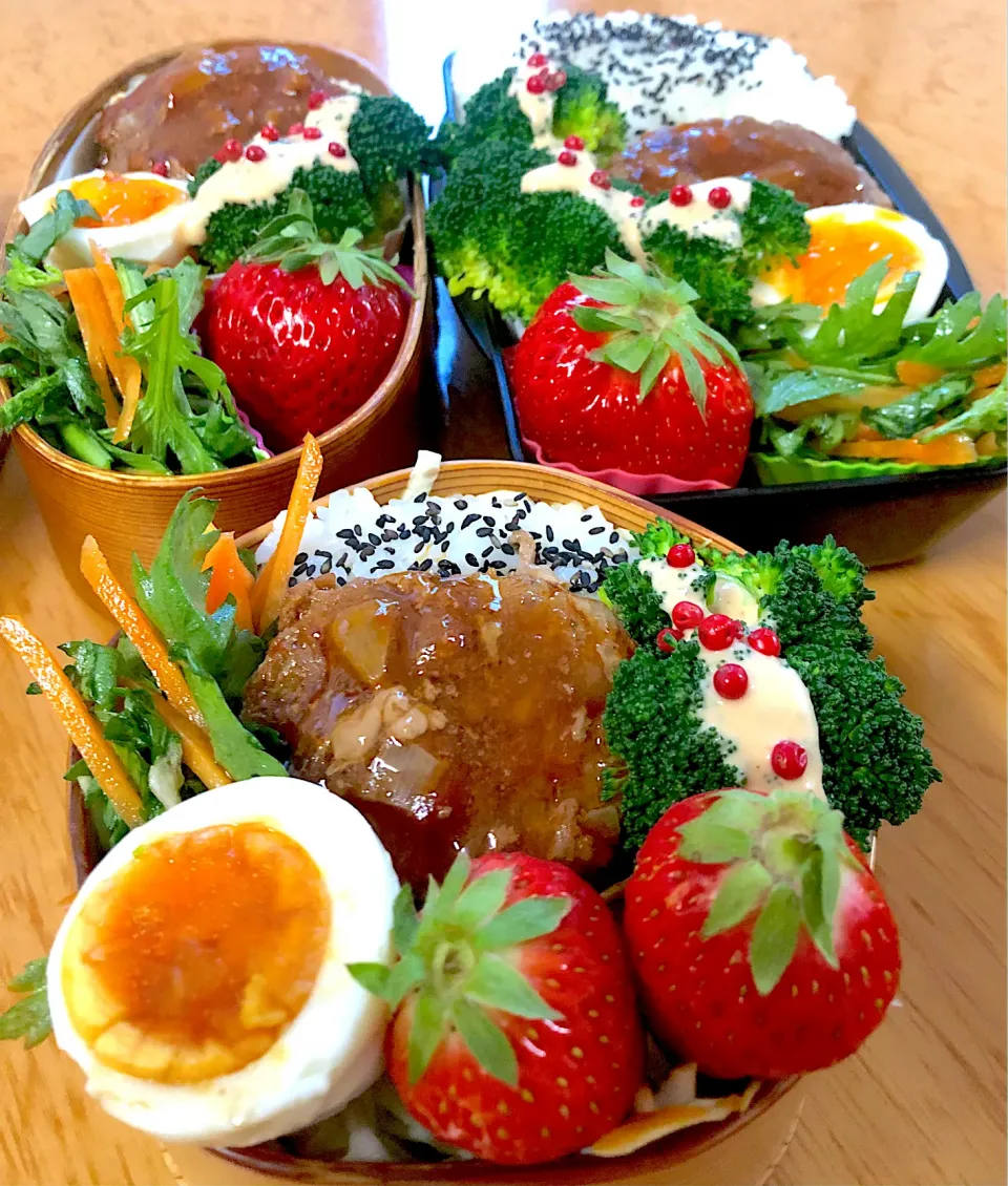 家族お弁当🍱(*˙꒳˙*)‧⁺✧︎*❤️|ふみぃさん