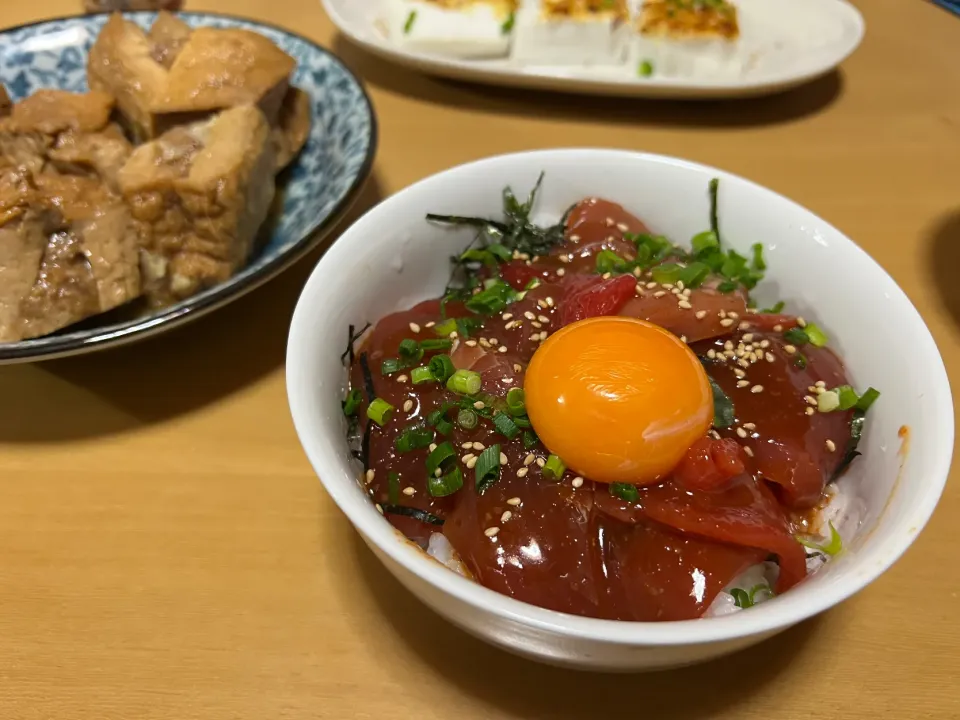 マグロのユッケ丼|ハルのただ飯さん