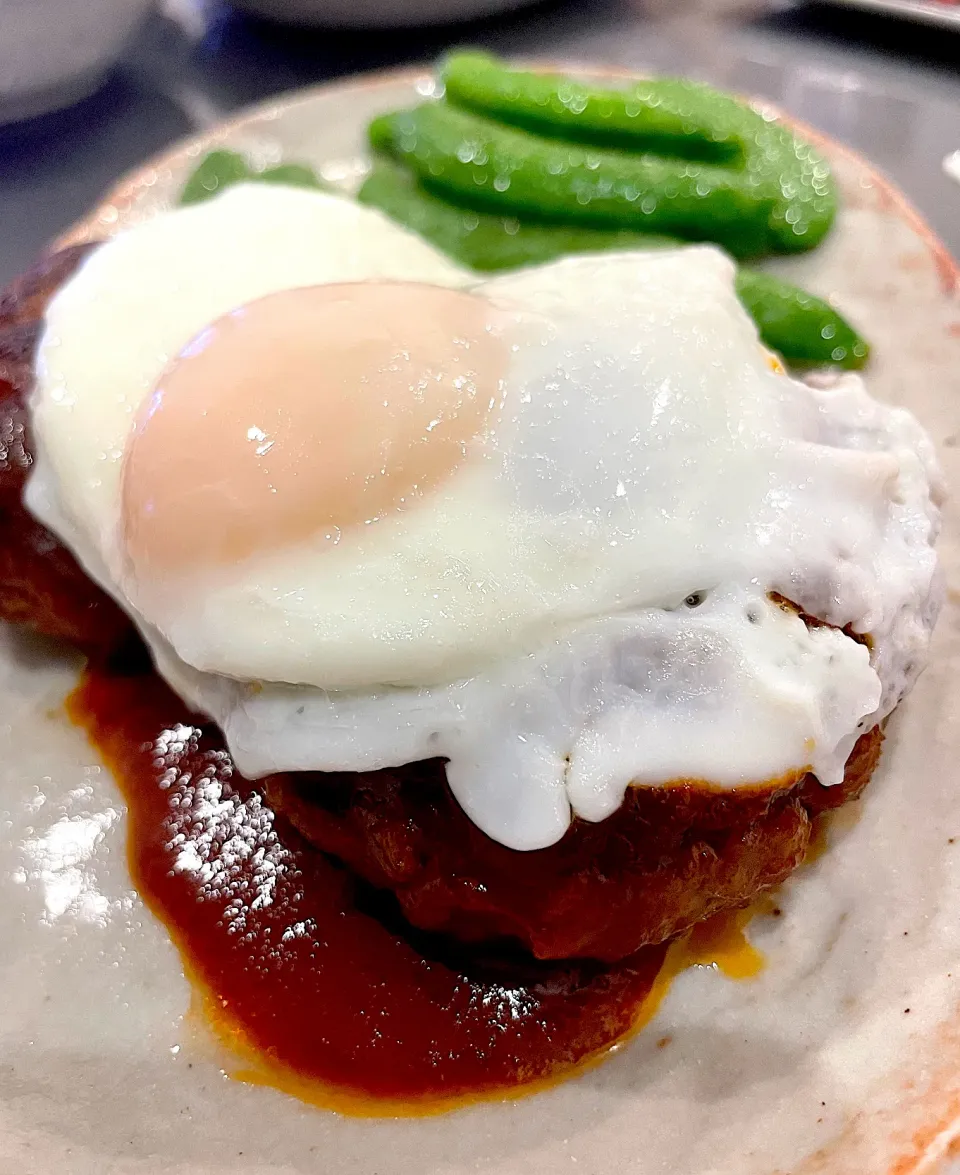 ハンバーグ目玉焼きトッピング！|Tomyさん