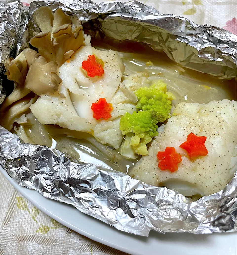 フライパンでタラのホイル焼き  簡単|つるひめさん