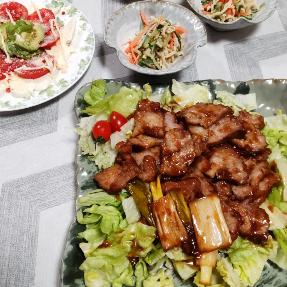 ほったらかしチャーシュー🐽と、
切り干し大根のサラダ🥗|mihoさん