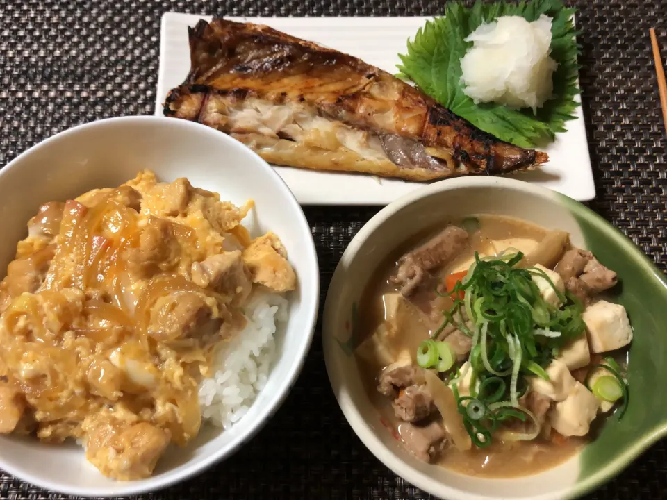 親子丼&鯖の塩焼き|ここなりさん