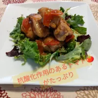 Snapdishの料理写真:鶏のトマト風味|OGASE🏂さん