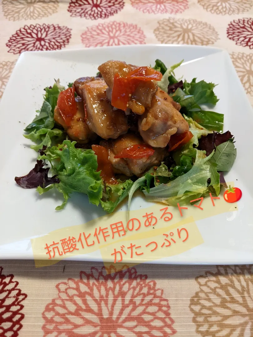 Snapdishの料理写真:鶏のトマト風味|OGASE🏂さん