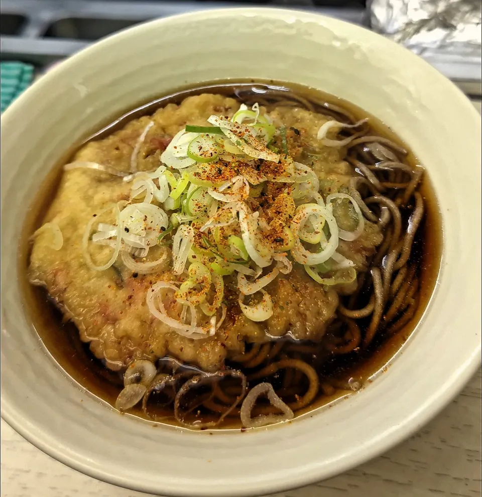 Snapdishの料理写真:かき揚げ蕎麦|哲さん