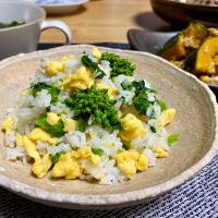 アッチさんの料理 菜の花ごはん