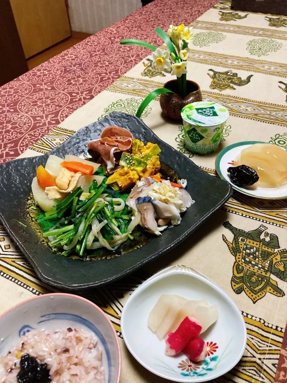 Snapdishの料理写真:2月23日　grandma誕生日晩ごはん☆|kaoriさん