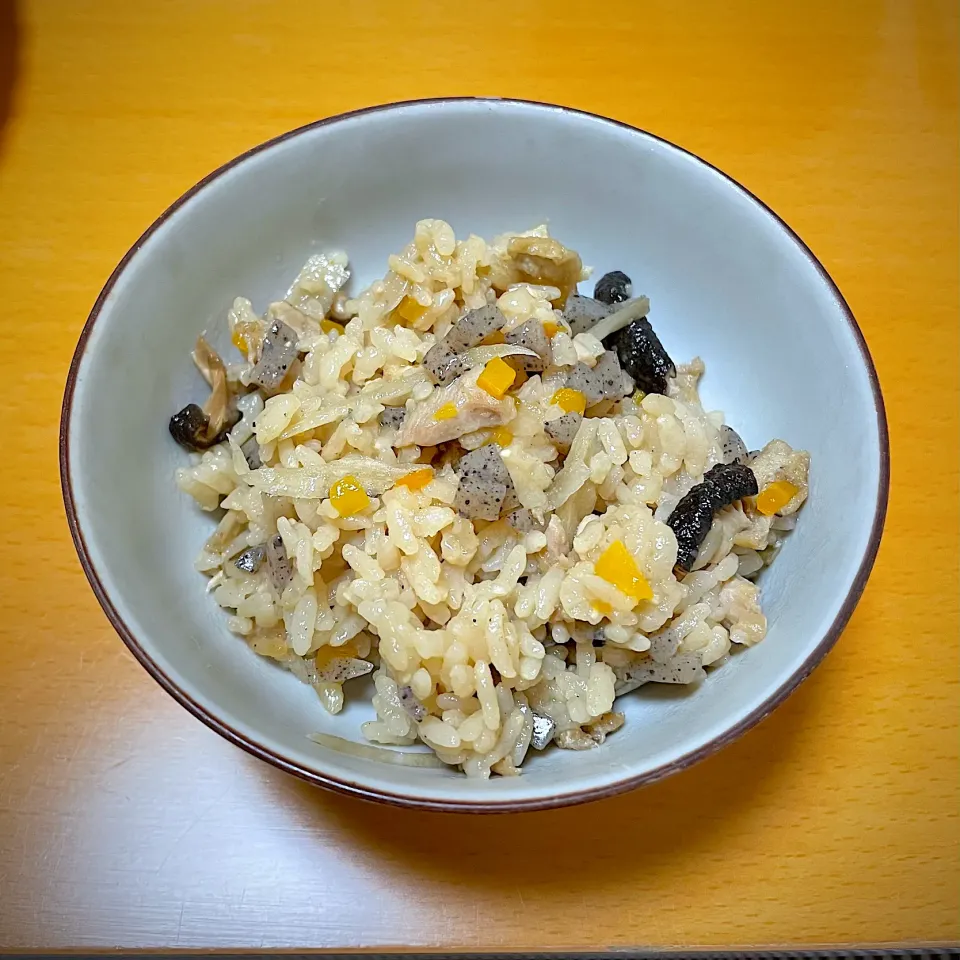 土井善晴さんの鶏肉と牛蒡の炊き込みご飯🍚|まり＊さん