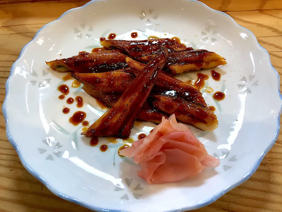 焼穴子の照り焼き|しのぶさん