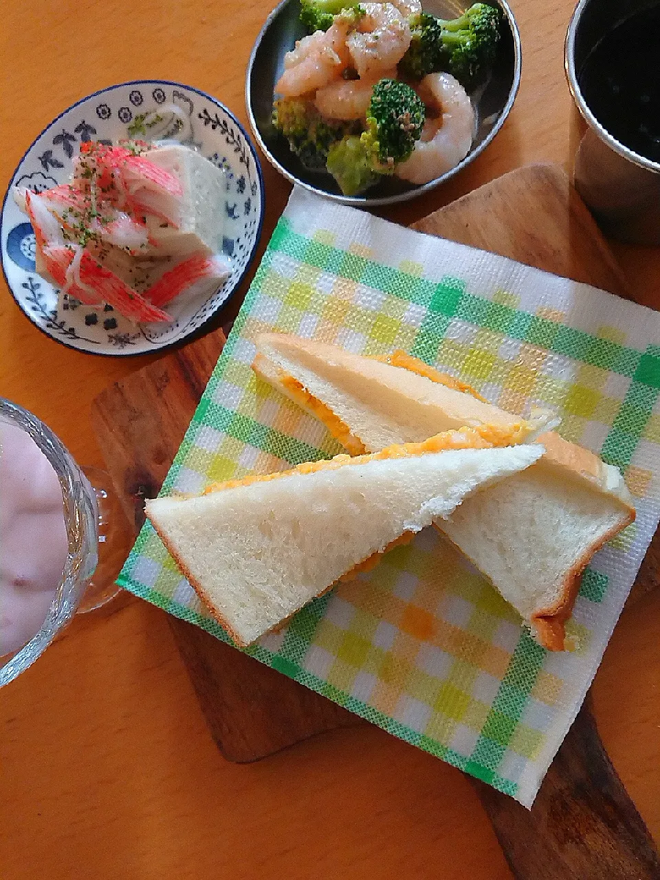 Snapdishの料理写真:卵サンドイッチ|Lycorisさん