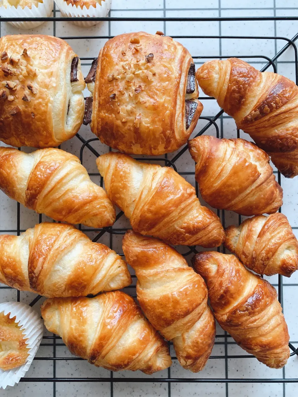 Snapdishの料理写真:復習クロワッサン🥐|ほかほかぱんさん