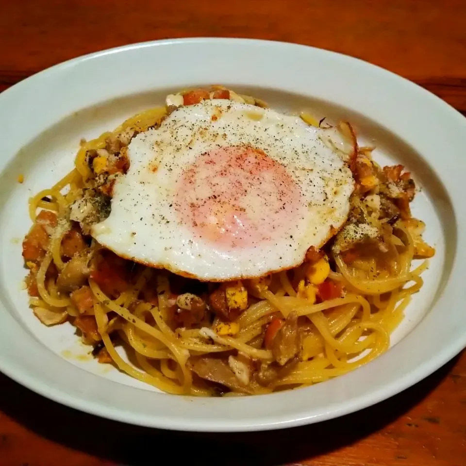 Snapdishの料理写真:サンデーディナーは無限パスタ2+|kossyossさん