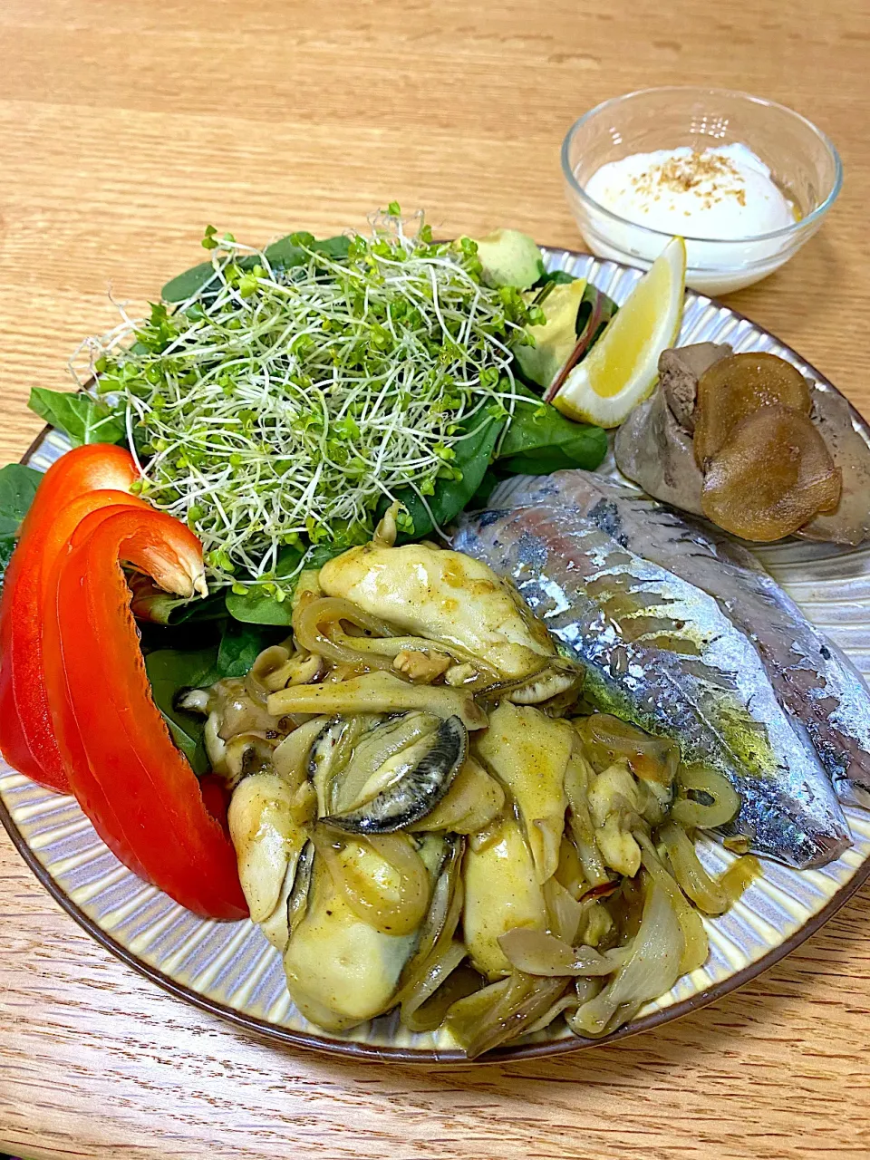 牡蠣の白ワイン蒸しカレー風 #ytbメソッド|あさみさん