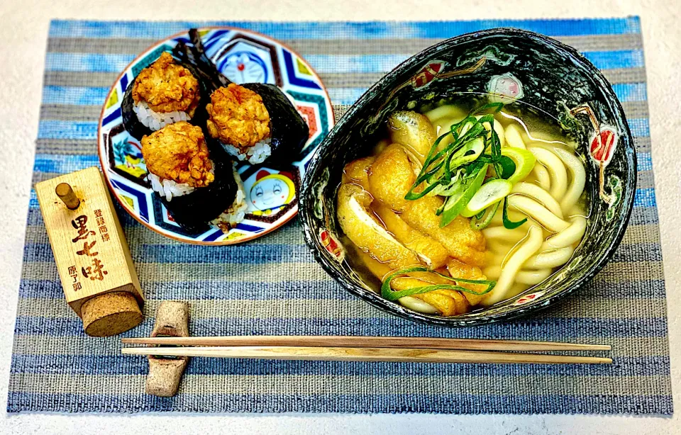 刻みうどんと天むす|にゃあ（芸名）さん