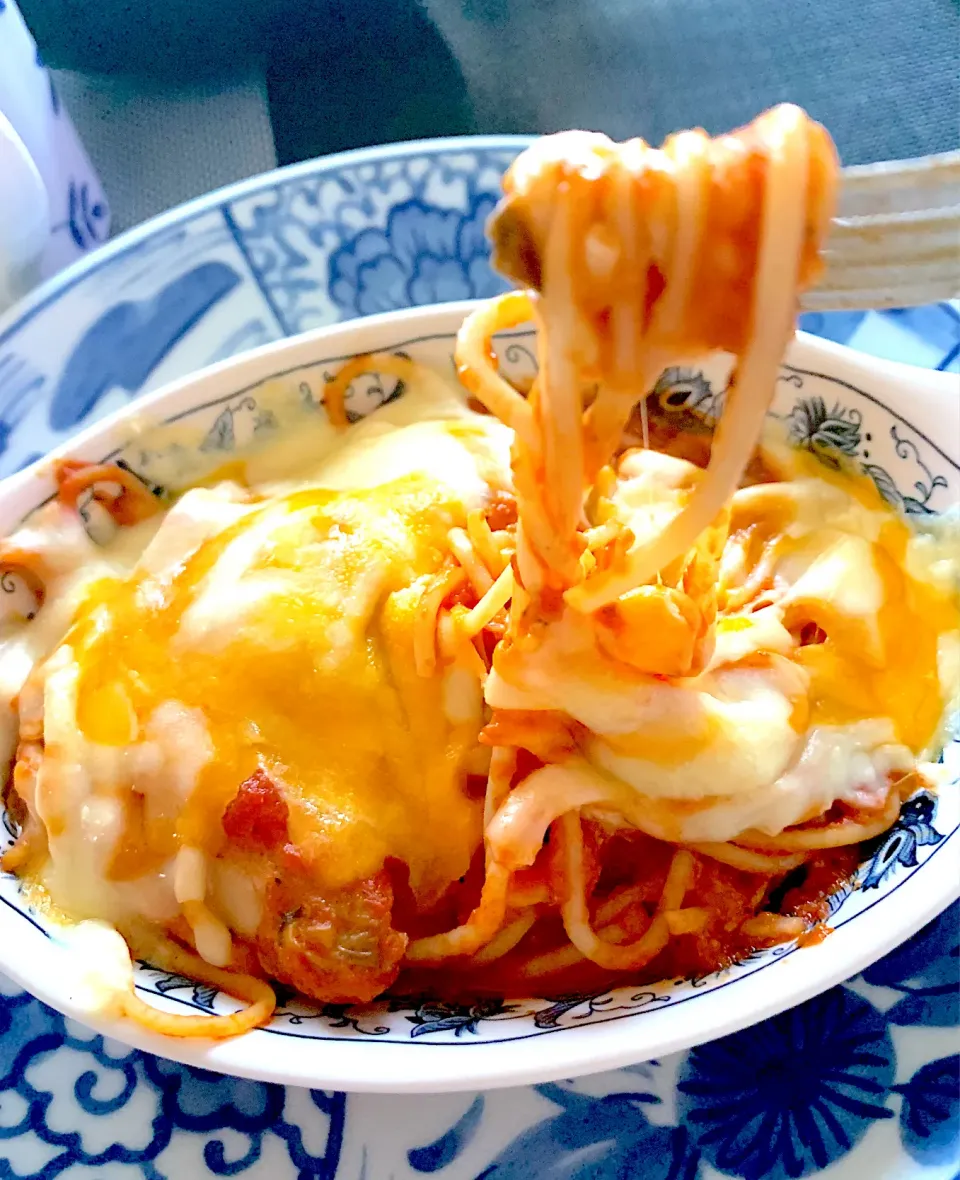 ヨッチャンさんの料理 スパゲティグラタン🍝ヤッチャッタよ。|シュトママさん