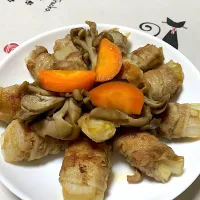 肉巻き白菜と舞茸の炒め煮|ケーリンさん