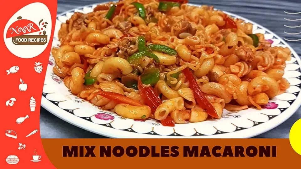 mix noodles macaroni|Noor Food Recipesさん