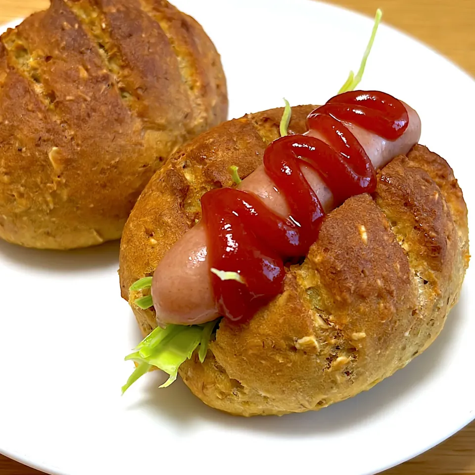 オートミールパン🥖|さつまいもさん