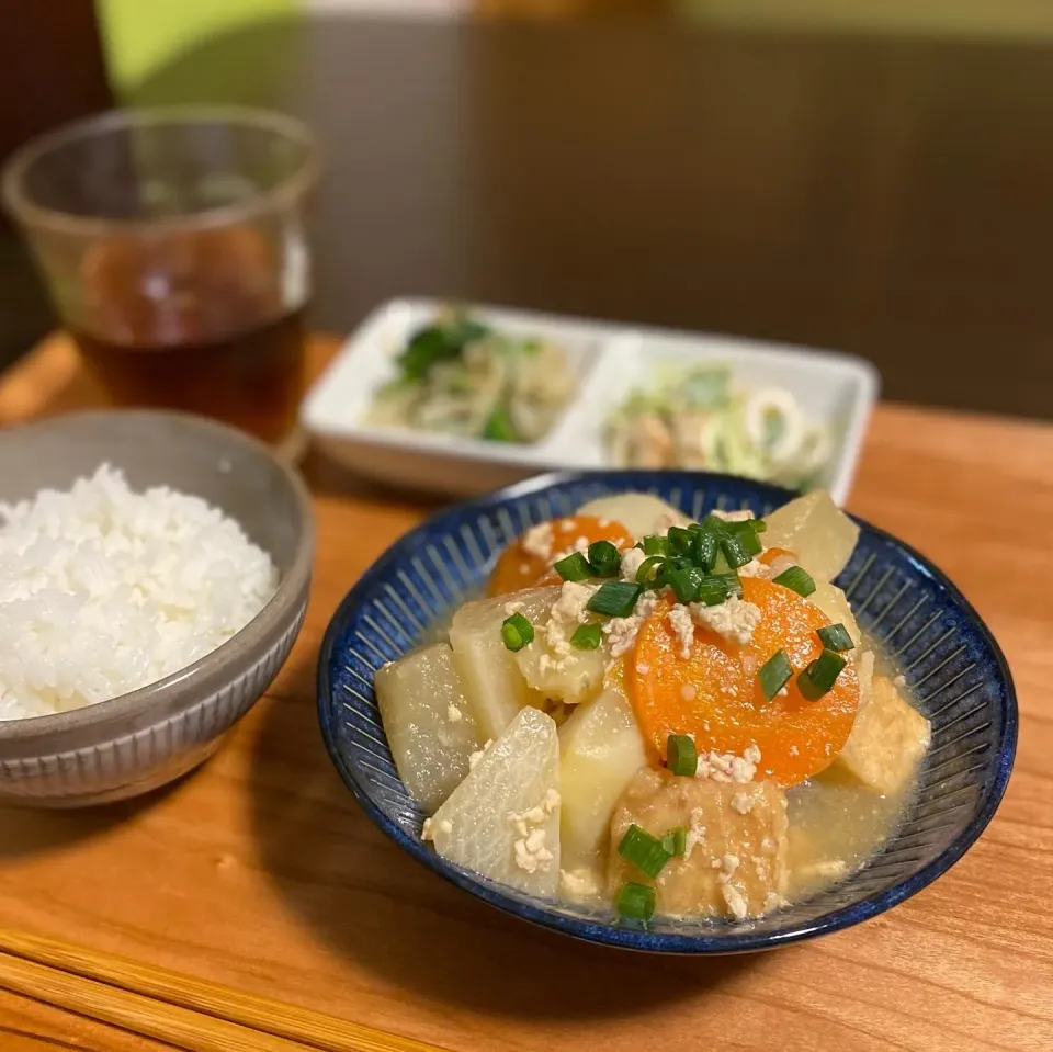 厚揚げとじゃがいもの煮物|ちぐあささん