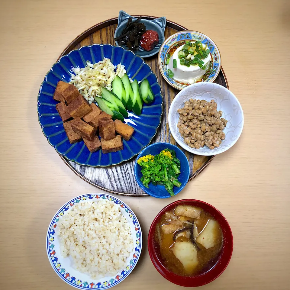 Snapdishの料理写真:#vegan 
高野豆腐の唐揚げ|makiko_aさん